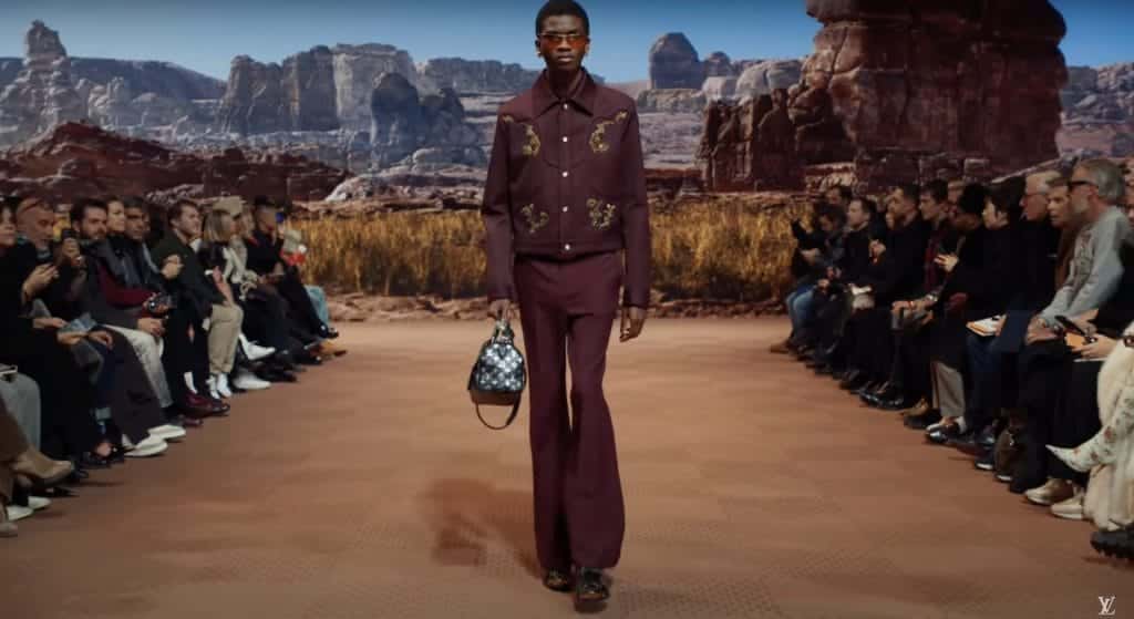 Still from Louis Vuitton Men's Fall-Winter 2024 Show | LOUIS VUITTON/YouTube